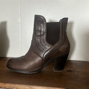 Ariat leather booties